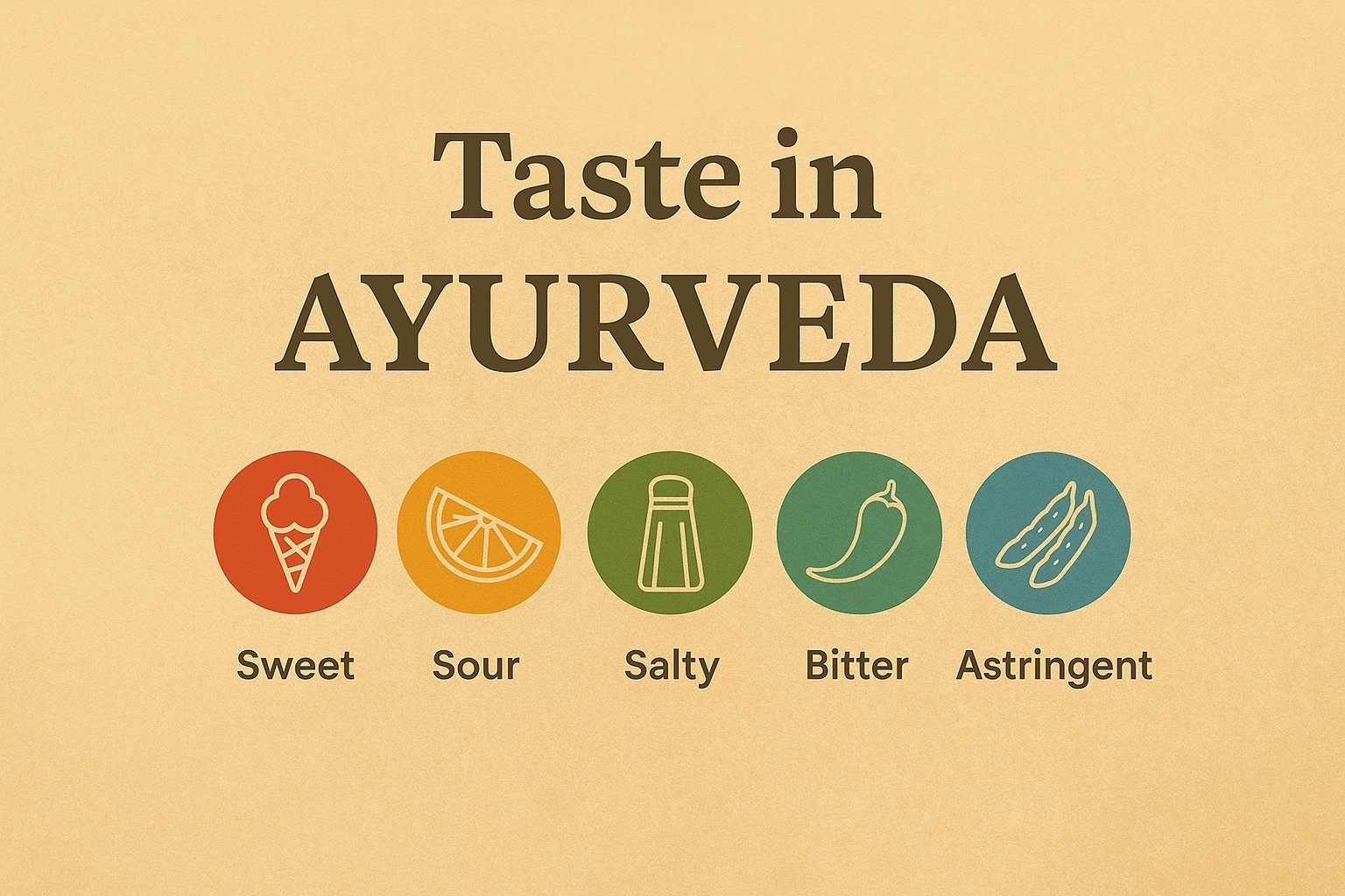 Ayurveda taste